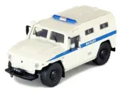 Diecast police car GAZ 233036 Tiger DeAGOSTINI 1/43 Scale model car Милиция