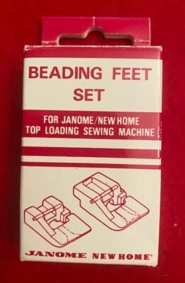 Janome Beading Feet Set w/Instructions Top Loading Sewing Machine 200-013-208