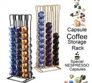 60 Coffee Capsules Pod Holder Stand Dispenser Rack Storage Capsule