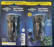 Bunker Hill Security Sprinkler Key Holder Safe Waterproof Cash Fake (Lot Of 2)