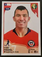 2019 PANINI Brazil Copa America STICKER #312 GARY MEDEL Chile
