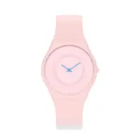 在飛比找momo購物網優惠-【SWATCH】SKIN超薄系列手錶 CARICIA ROS