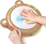 TUMAMA Baby Musical Electronic Toy with Lights & Sounds, Babies Light up Drum Toys for Early Hand Development, Gift for Infants, Toddlers, Boys, Girls, 6, 7, 8, 9, 10, 11, 12 Months & Up
