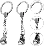 [VALICLUD] 2Pcs Stylish Metal Boxing Glove Keychains Chic Keyrings for Keys Bags Durable Design present for Friends