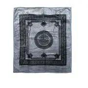 1000GSM Olympia Greek Key Luxury Quality 2 Ply Mink Blanket 200 x 240 cm (Shark, Taupe, Grey)
