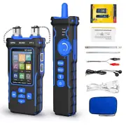 New Upgraded Network Cable Tester with Optical Power Meter VFL, CAT5 CAT6 Cab...