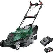 [Bosch] Home & Garden 36V Cordless Brushless Lawnmower with 4.0ah Battery & Charger, Height of Cut 25mm to 80mm, (AdvancedRotak 36-750)