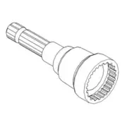 518529M1 Tractor 9.147" PTO Shaft 540 RPM Fits Massey Ferguson 285 1080 1085
