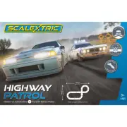Scalextric C1453 Highway Patrol Set Holden VL Walkinshaw Falcon Police Car 1:32
