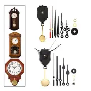 Pendulum Clock Movement Mechanism Kits Replacement W/ Hands and Pendulum