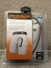 Shock Doctor Men Core Compression Short BioFlex Cup Large Waist Medium 32-34