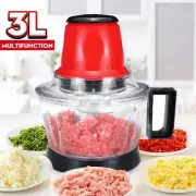 3L Extra Large Powerful Electric Multifunction Food Meat Grinder Mincer Blender