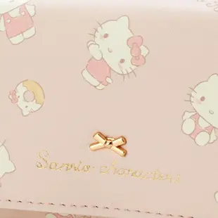 【震撼精品百貨】Hello Kitty_凱蒂貓~日本三麗鷗sanrio KITTY日本珠扣短夾/零錢包-粉*03621