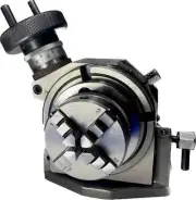 3" Tilting Rotary Table With 50mm 4 Jaw Self Centering Chuck 14x1 & Backplate