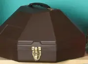 M&f Brown Hard Plastic Case Can - Hats Add-Ons - 0150002