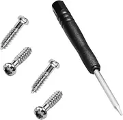 Replacement Screws for Oakley TwoFace/TwoFace XL Sunglasses Repair Kit (Set of 4), 1 pcs T4 Screwdriver