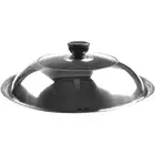Wok Lid Pot Lid Visible Combined Wok Cover With Knob 30CM 32CM Kitchen Supplies