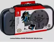 Zelda Breath Of The Wild Eye Nintendo Switch Game Traveler Deluxe Travel Case++