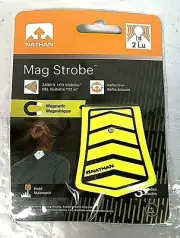 Nathan Mag Strobe Safety Arrows LED Clip-on Light, Black/safety Yellow - 0D_A6