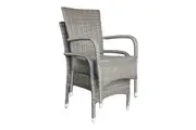 NIDDRIE - Outdoor Wicker Stackable Armchairs (Carton of 2)