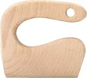 Toddler Wooden Knives, Vegetable Fruit Knife Toy, Safe Kids Wooden Cutter, Wooden Kids Knife, Cute Shape Wooden Kids Knife, Kids Vegetable Wood Crinkle Cutter for Cooking for Children Games Toys
