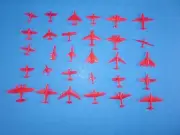 Lot of 30 Vintage plastic Cereal Airplane Military Fighter Jet Plastic Toys NOS