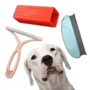 Pet Hair Remover Set - Carpet Rake for Hair Removal, Broom Roller and Scraper ..