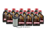13L Motul 8100 X-CESS GEN2 5W-40 Wix Filter Motor Oil Change Kit API SN