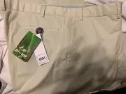HILTL Pant Eco bionic Cotton Stretch Flat Front Size 36