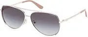 [GUESS] GU00193 Sunglasses 32B shiny pale gold 58/12/140 Woman, 32b Shiny Pale Gold, 58/12/140