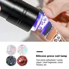 Handheld Nail Lamp Compact Mini Press Nail Art Lamp Solid Color