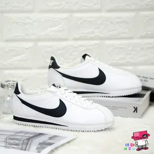 球鞋補習班 WMNS NIKE CLASSIC CORTEZ LEATHER OG 阿甘 黑白 女 807471-101