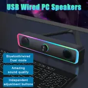USB Wired PC Speakers Computer Stereo Speaker USB Powered for Desktop PC Laptop