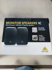 Behringer 1C monitor speakers ultra compact new bookshelf 100W passive