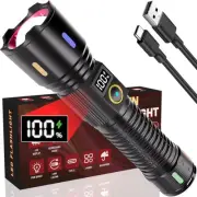 Rechargeable Flashlights High Lumens, 2000LM LED Super Bright Flash Light, St...