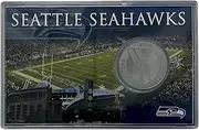 Highland Mint NFL Seattle Seahawks 4" x 6" Stadium Challenge Coin With Protector, One Size, Team Colors