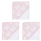 3x The Peanutshell Butterfly Whisper Hooded Bath Towel Infant/Baby Nursery Decor
