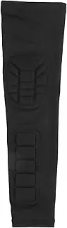 Sports Arm Guard Sleeves Lengthen Anticollision Elbow Pad Outdoor Protective Gear Black