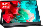 15.6 Inch Portable Monitor FHD 1080P USB-C HDMI Freesync Display VESA Laptop PS5