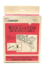 Vintage EASYHEAT Self-Contained System Roof & Gutter De-Icing Cable 60ft