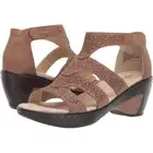 NEW JAMBU BEIGE VEGAN LEATHER WEDGE PLATFORM COMFORT SANDALS SIZE 8.5 M $89