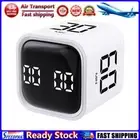 LF# Cube Timer 5/10/30/60 Minutes and Countdown Kitchen Timer (White)