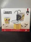 Bialetti Espresso Maker Set Mini 3 pcs Express Lichtenstein 2 Cups Coloured 90ml