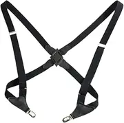 [APLVFFZH] Men's Suspenders with Swivel Hooks Pants Straps for Wedding Outdoor Business