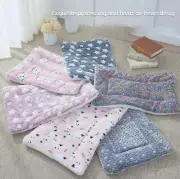 Puppy Pet Blanket Cat Dog Cushion Bed Mattress Kennel Large Soft Crate Mat Pad
