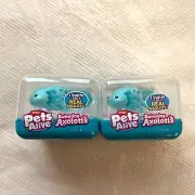 ZURU Pets Alive 3.5" Blue AXOLOTL Robotic Swimming Pet 2024 New