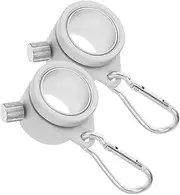 TOKIDNY 2pcs Flagpole Buckle Mount Flag Rings Flag Pole Mounting Ring Flagpole Retainer Rings Flag Pole Replacement Parts Flagpole Rotating Ring Flag Spinners for Flag Pole Flagpole Rings