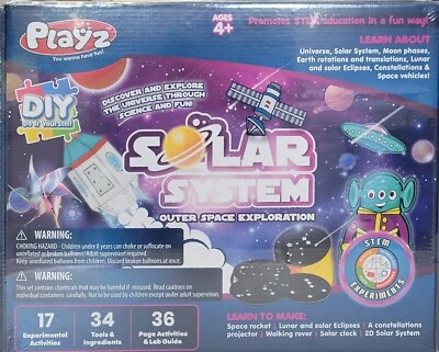 STEM Science Kits For Kids- Solar System Outer Space Exploration Teaching Toys