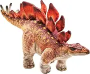 Wild Republic Artist Collection, Dinosaur Stegosaurus, Kids, 15 inches, Plush Toy, Fill is Spun Recycled Water Bottles