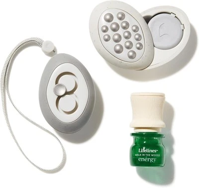 Lifelines Scent-Infused Grounding Stones, 2-Pack, Flow Pack - Portable Fidgets f